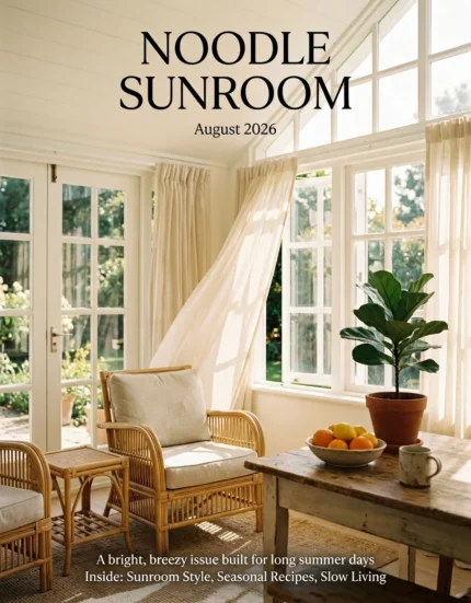 NOODLE SUNROOM – August 2026